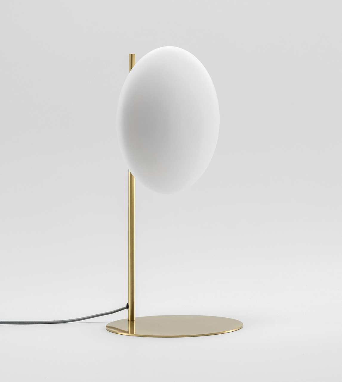 ellipse glass table lamp