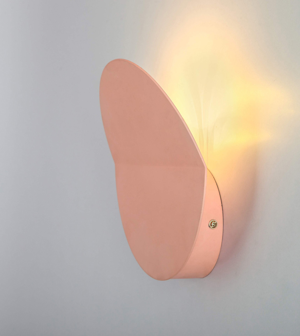 houseof Diffused Wall Light, Metal, Pink houseof Swoon