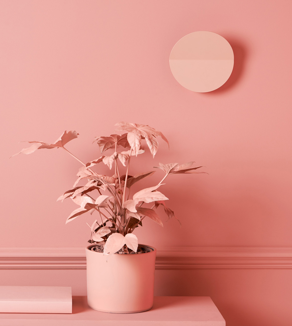 houseof Diffused Wall Light, Metal, Pink houseof Swoon