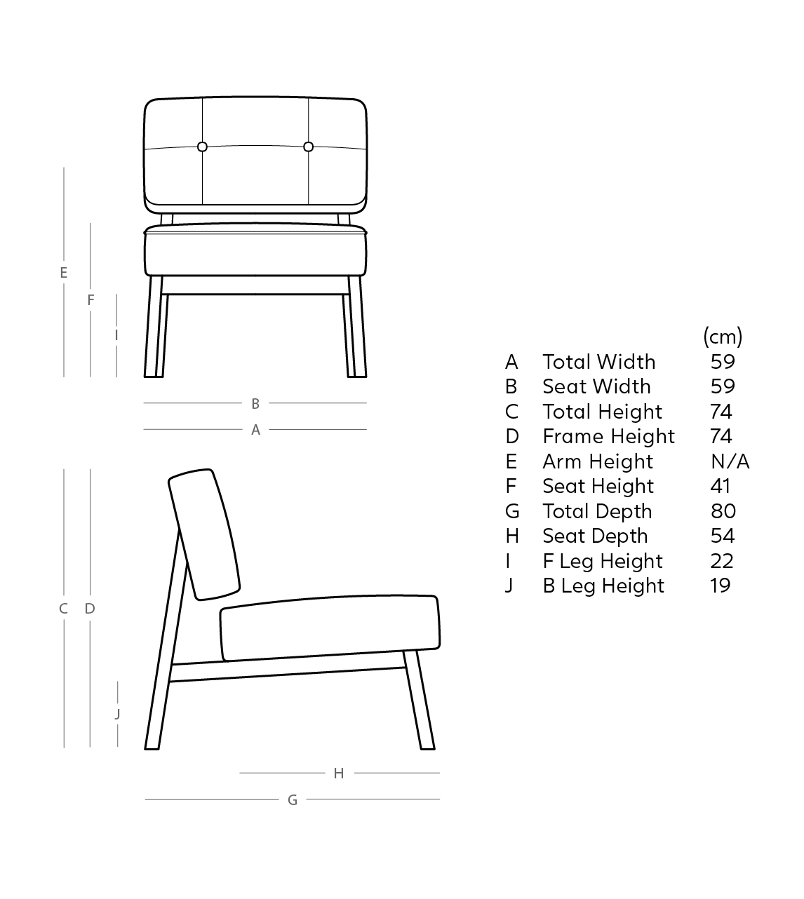 Aron Chair in Anthracite Smart Wool with Dark Feet | Swoon