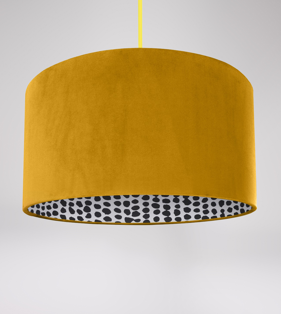 mustard lampshade dunelm