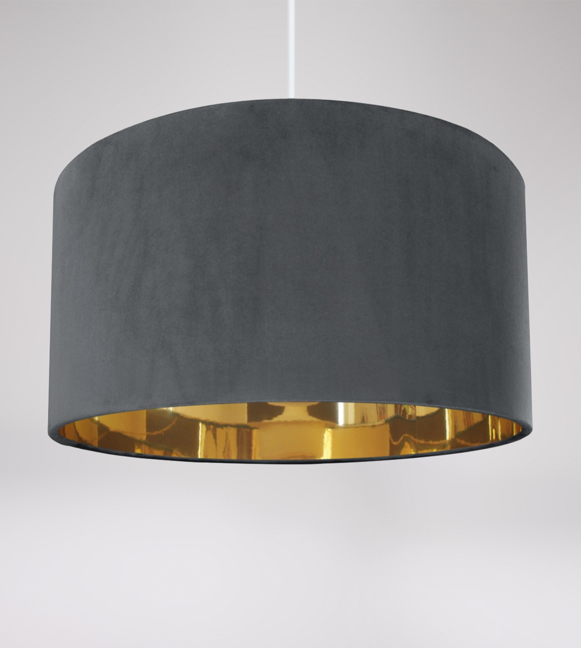 grey and gold light shade