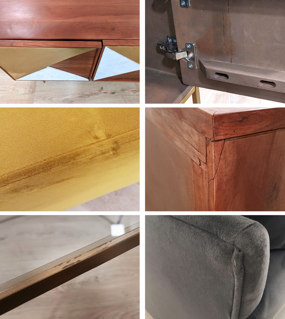 Kitami Bedside Table in Dark Brown Acacia & Black Steel. Almost