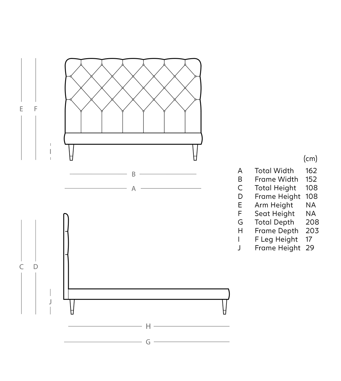 Burbage King Size Bed Frame Swoon