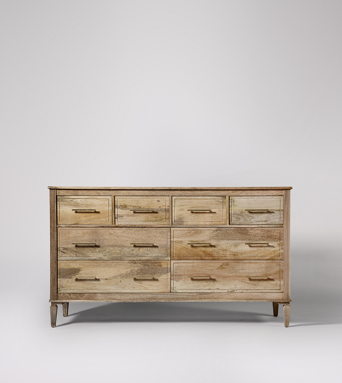 Natural mango wood dresser discount