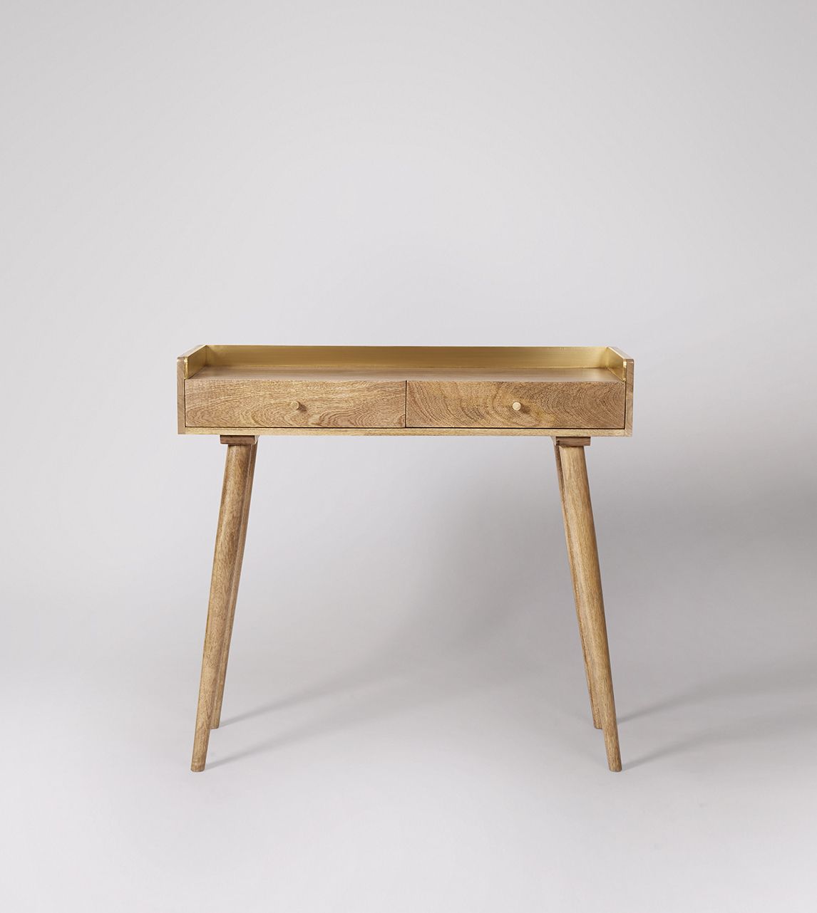 Small scandi console table sale