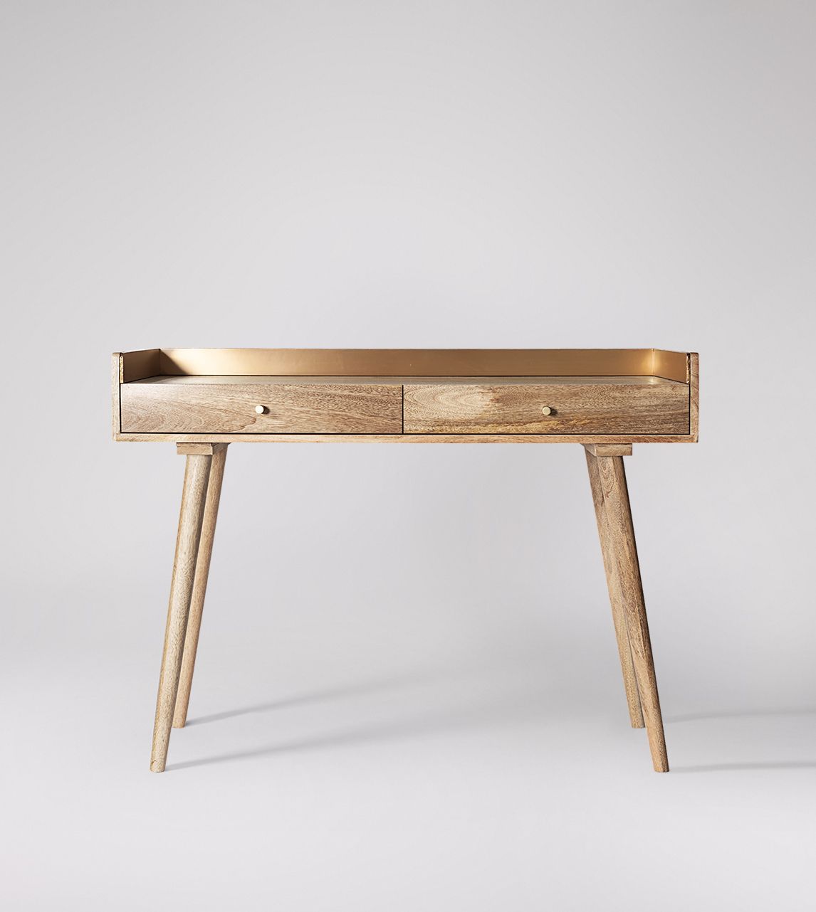 Mango desk with sale drawers