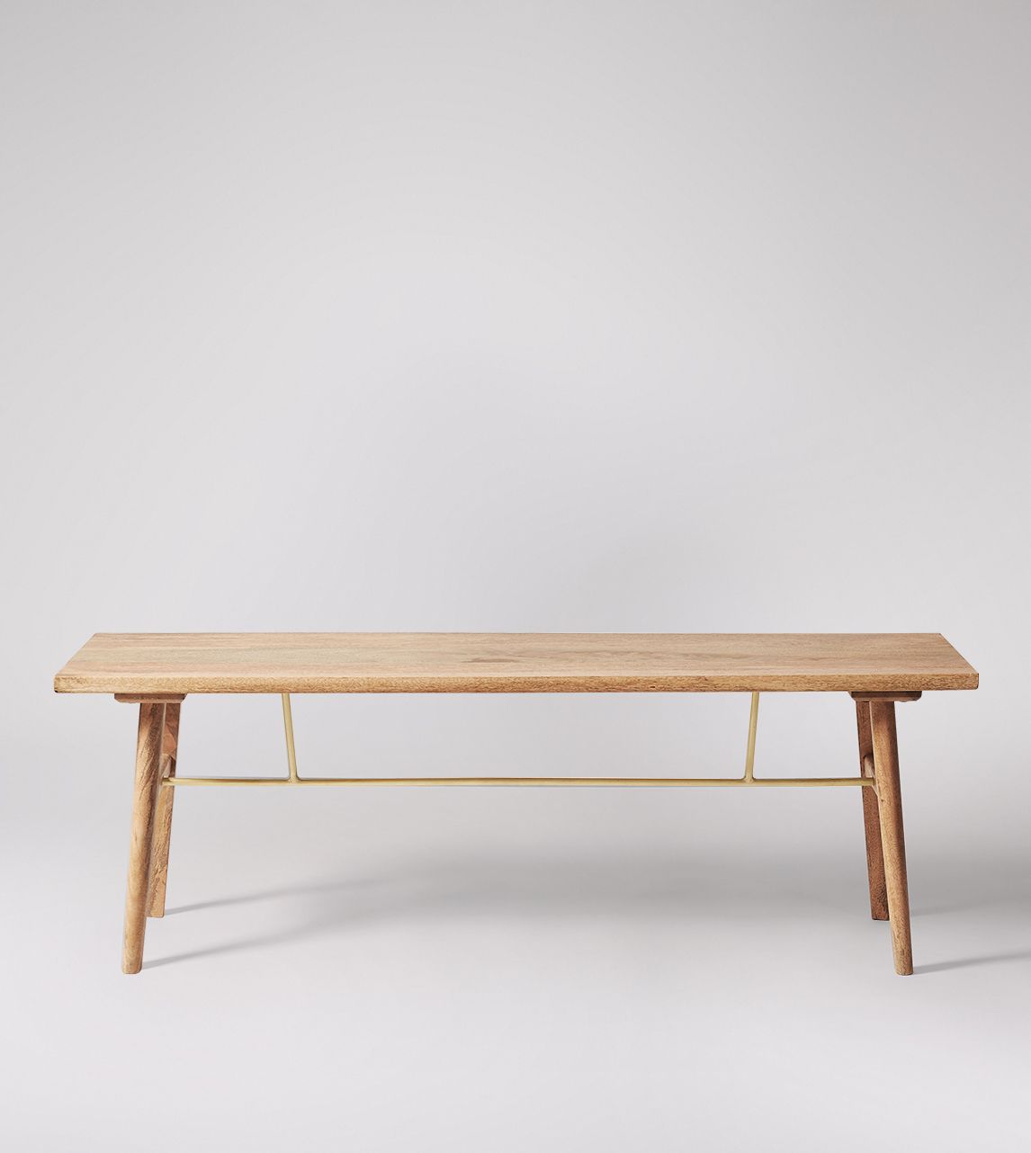 Mango wood dining on sale table and bench