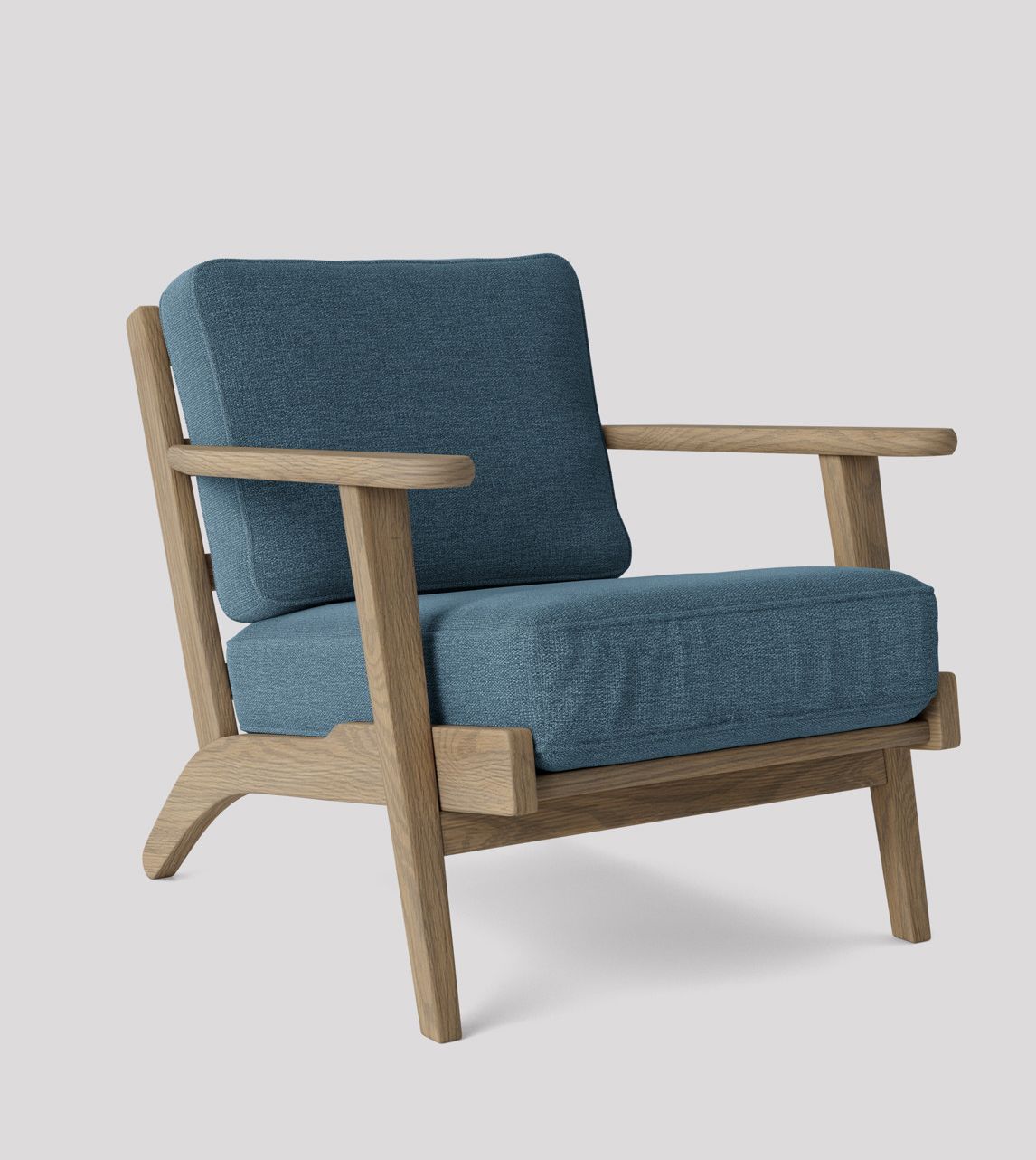 Karla Armchair in Reef House Weave with Light Feet Swoon