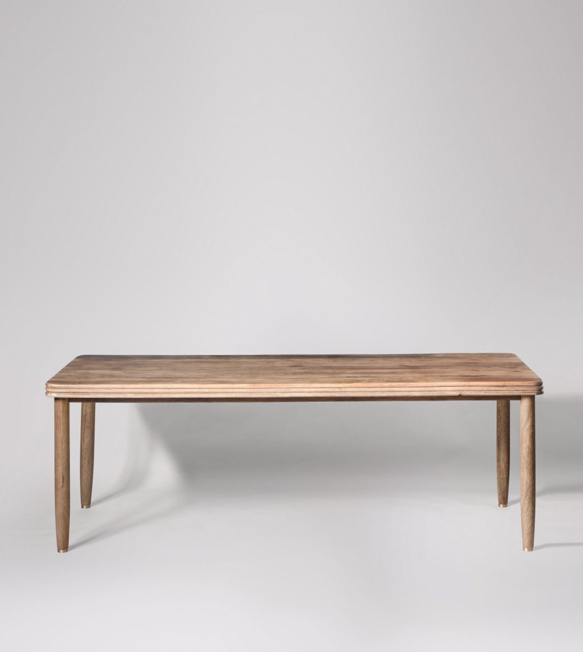Hove Contemporary Eight-seater Dining Table in Natural Oak-stained