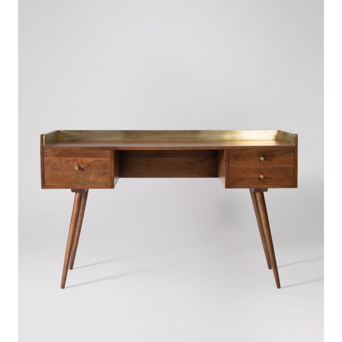 Scandi desk with storage sale