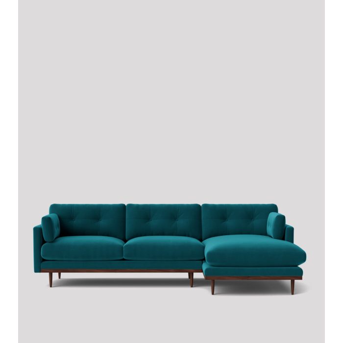 Velvet Sofa Blue and Green Velvet Sofas Swoon