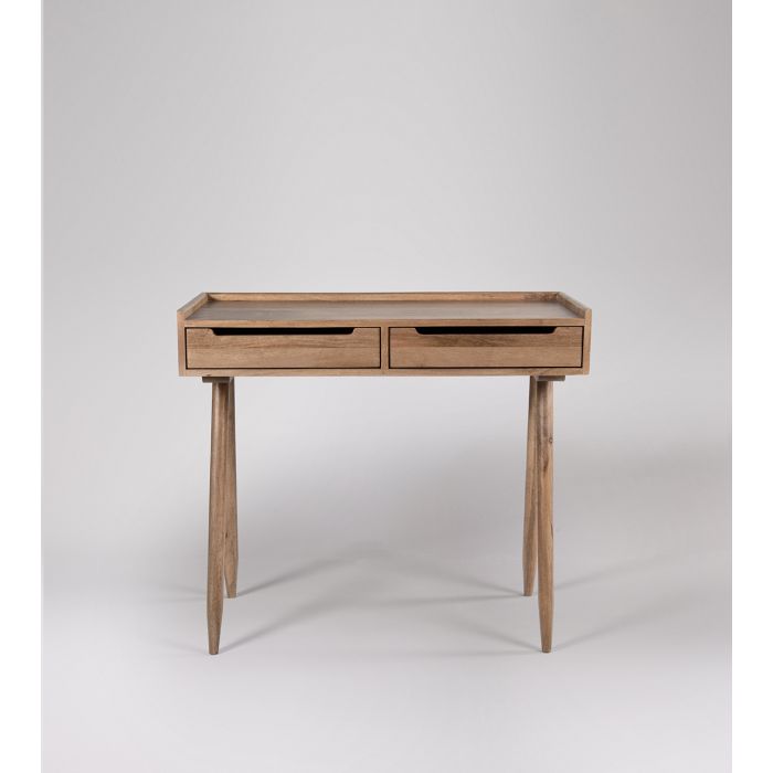 Small timber desk discount