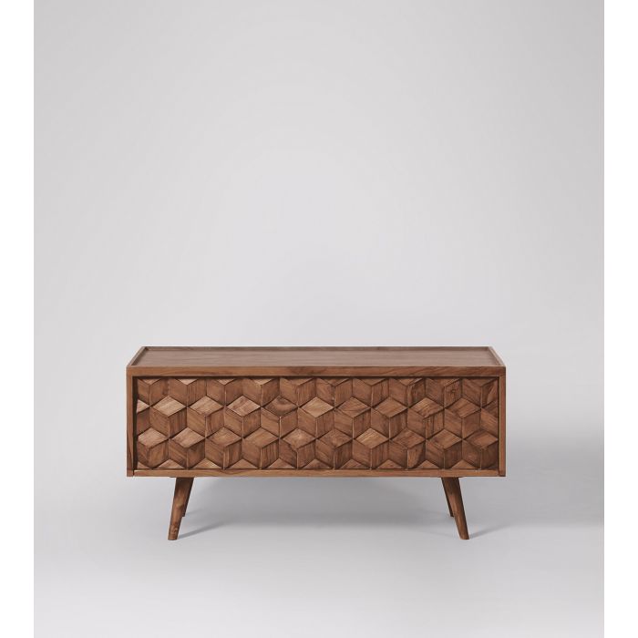 Wood sales media table