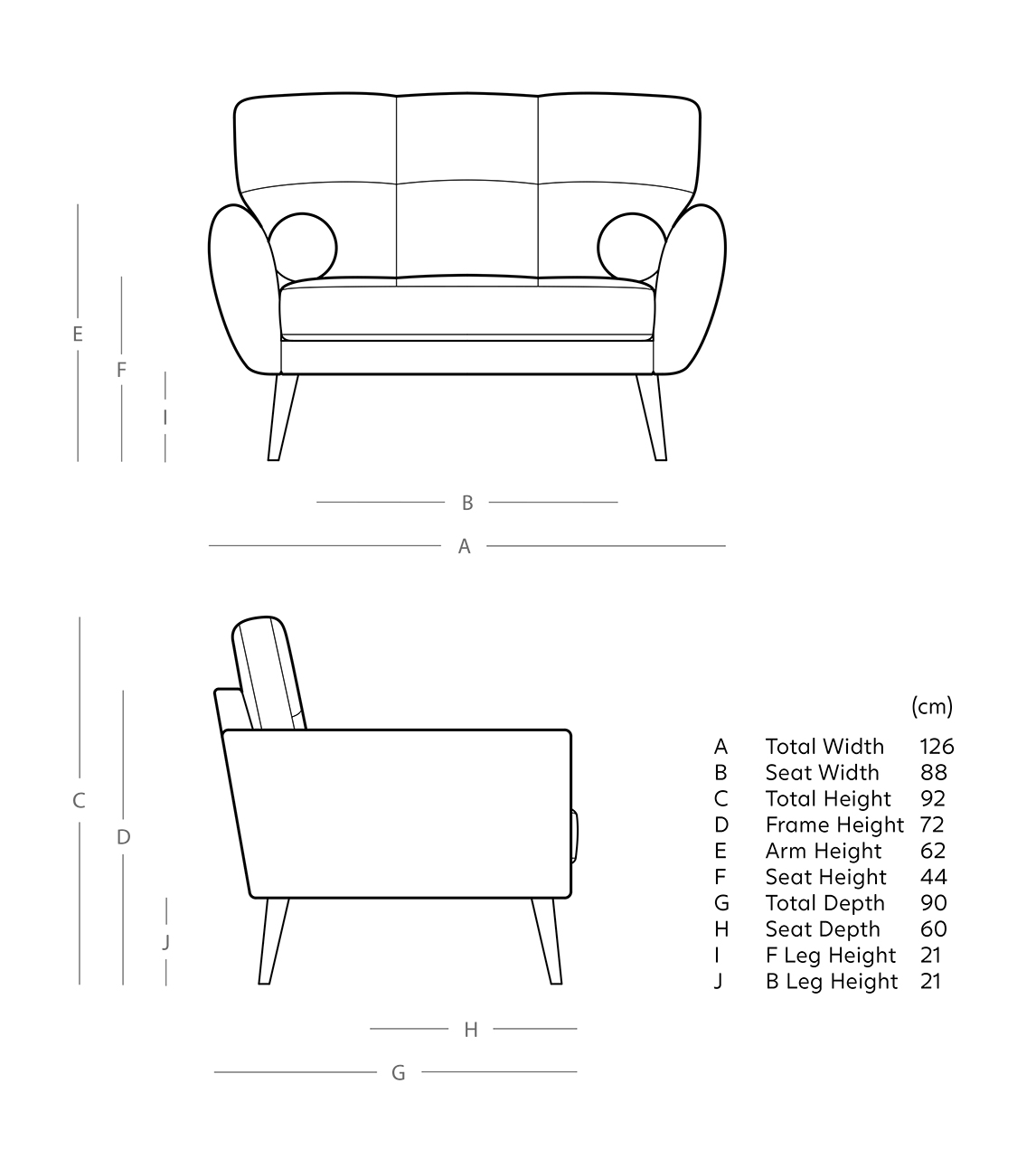 Egle Love Seat Swoon