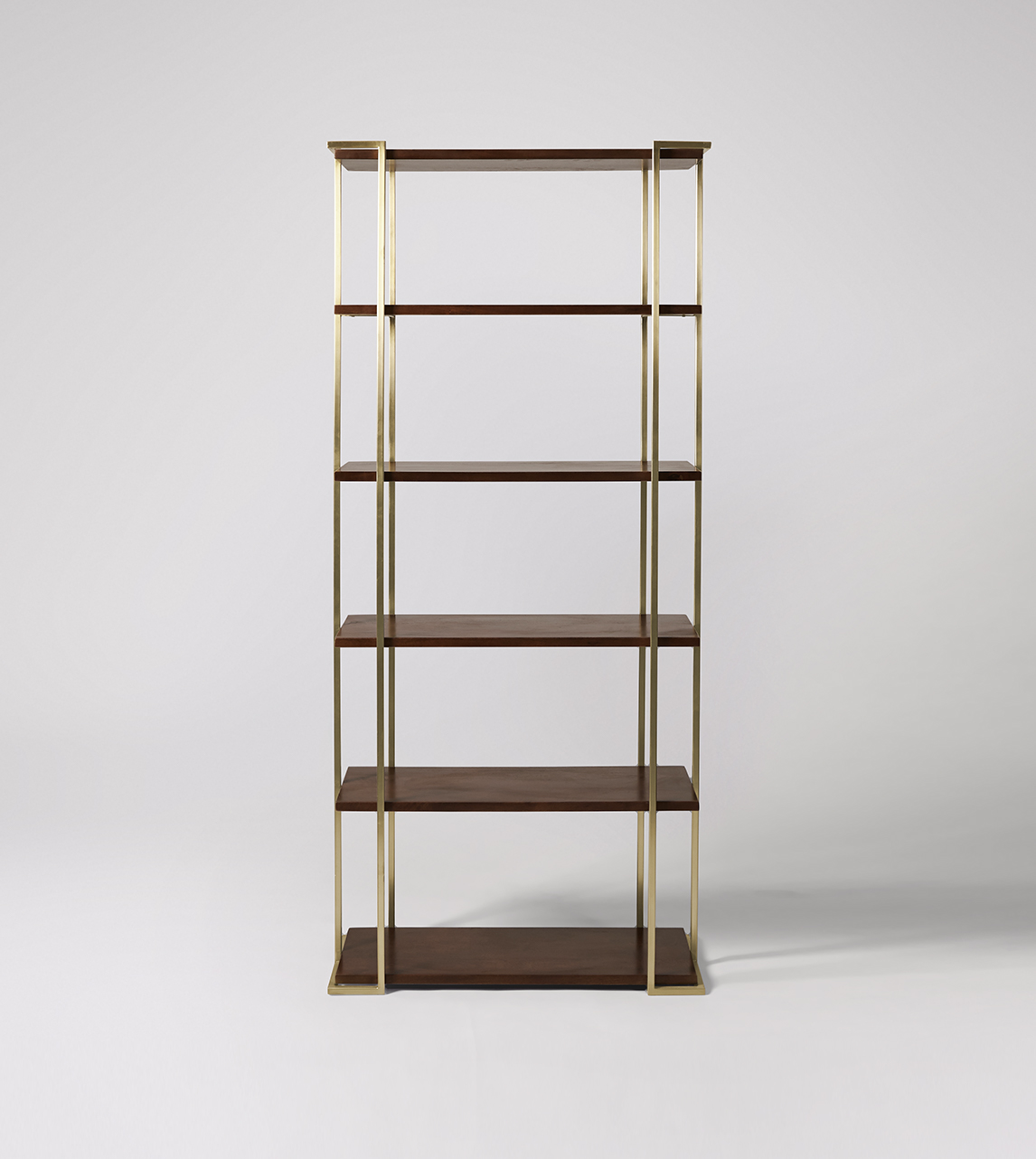 Brass 2024 shelving unit