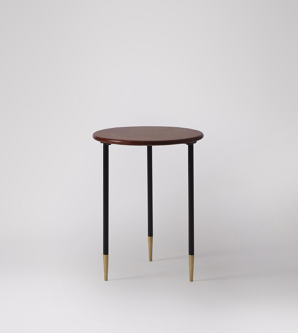 Galway Side Table, Midcentury Style in Acacia Swoon