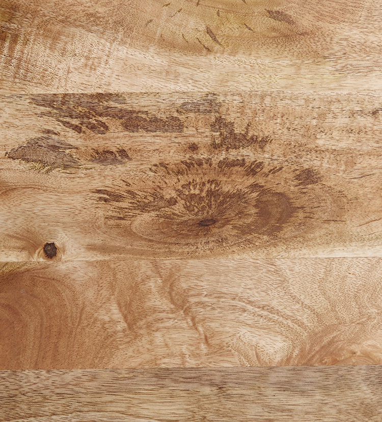 Ginsberg Small Desk, ScandiMinimalist Style in Natural Mango Wood Swoon