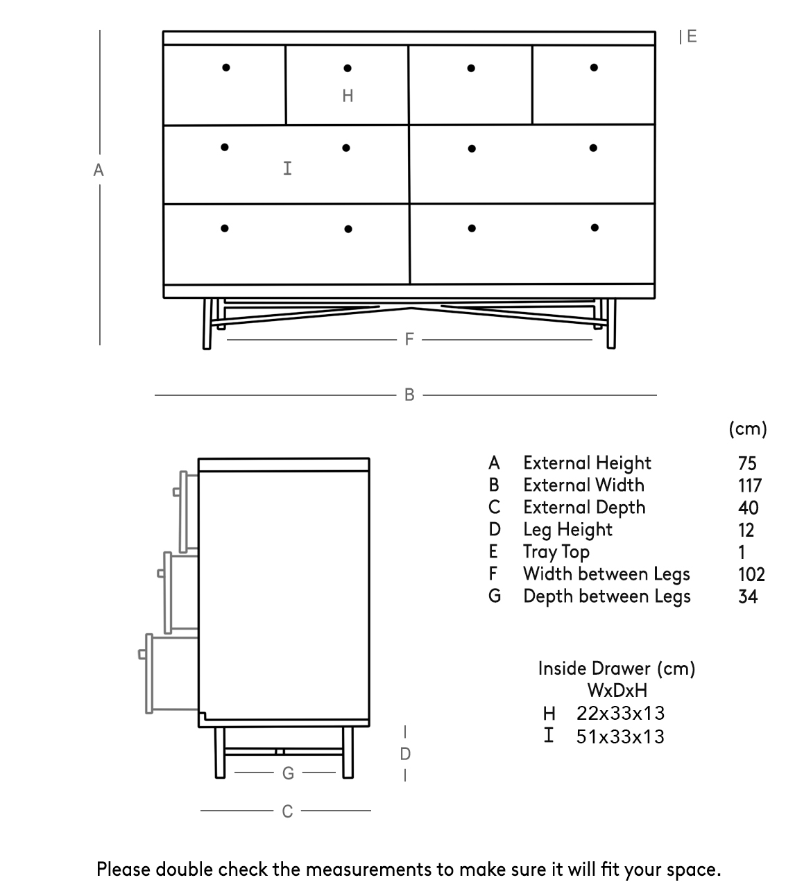 Halle Chest of Eight Drawers in Natural Mango Swoon