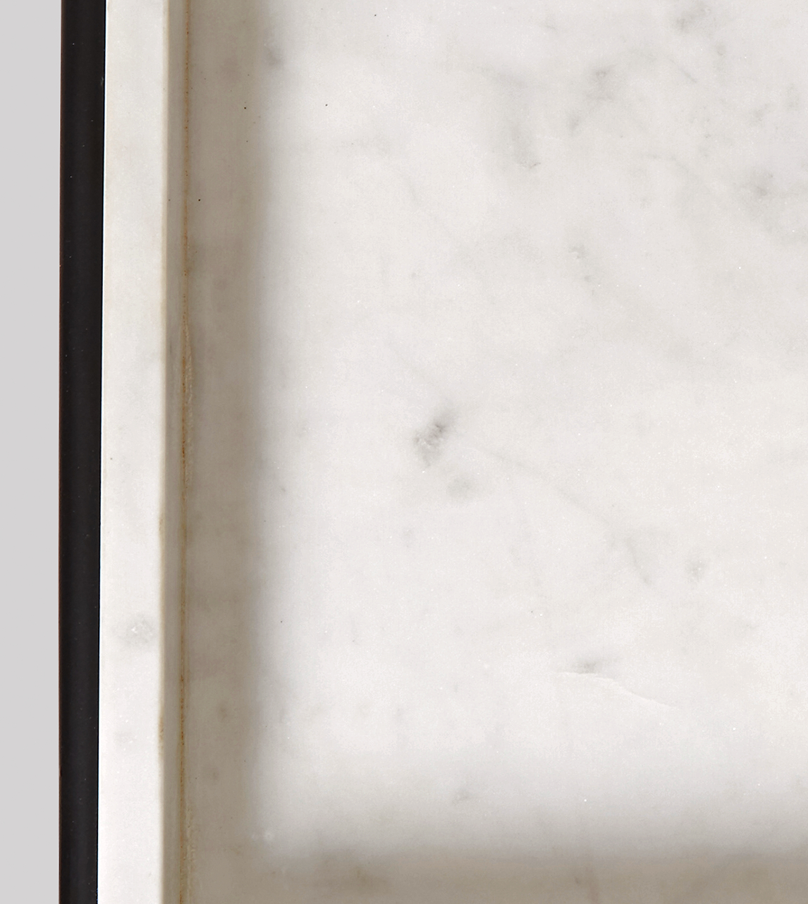 Hansel Contemporary Side Table in Black Steel, Natural Mango Wood