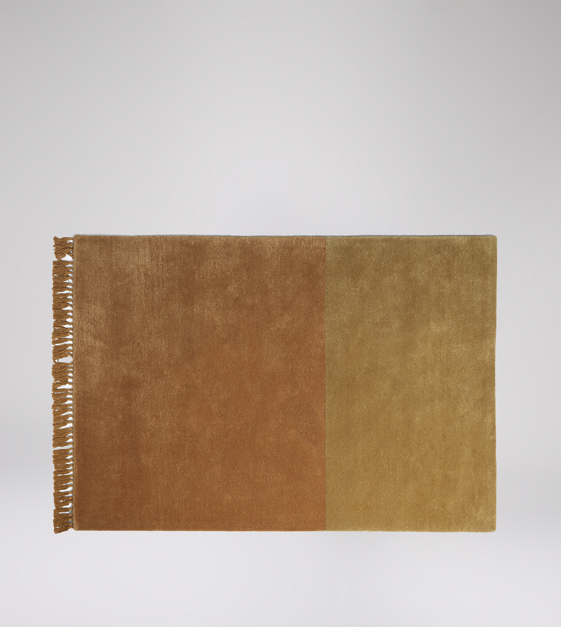 Harlequin Small Art Deco Rug in Gold Colourblock Design Swoon