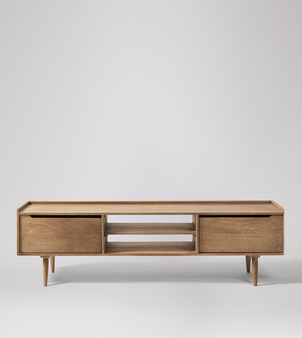 Oak scandi tv unit sales