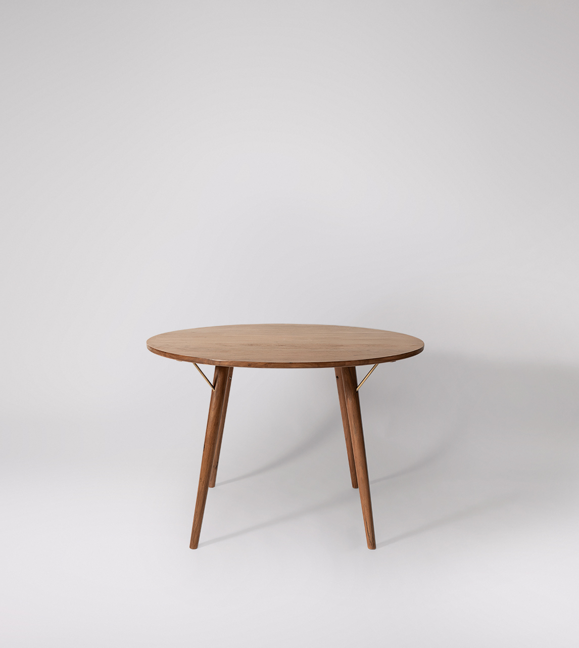 acacia round dining table