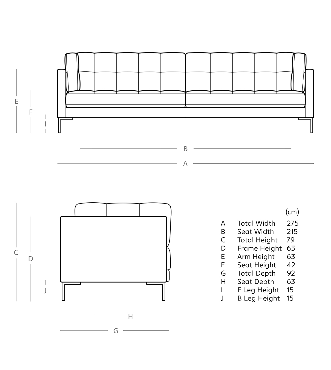 Landau Fourseater Sofa Swoon