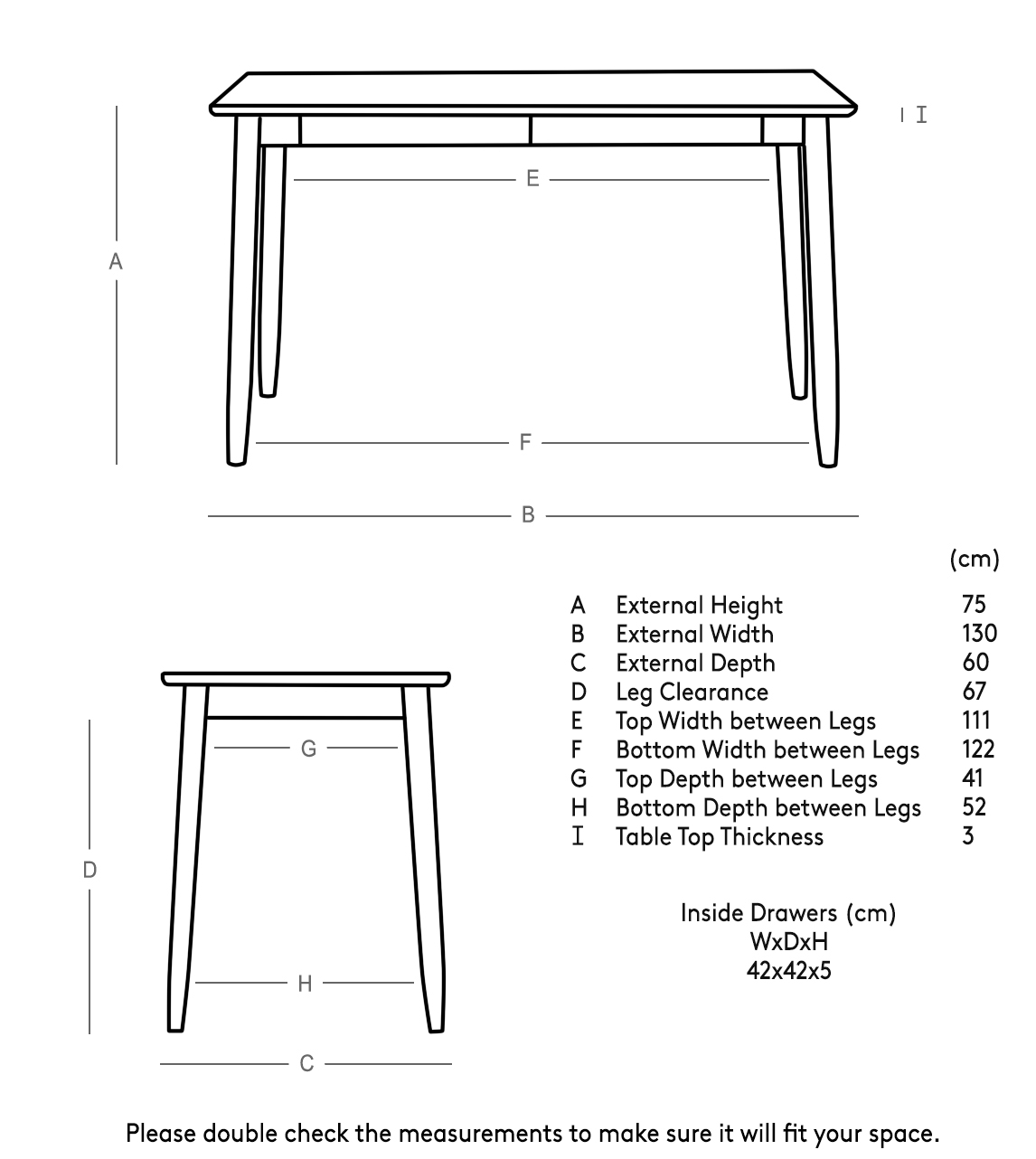 Maltby MidCentury Desk in Natural OakStained Mango Wood Swoon