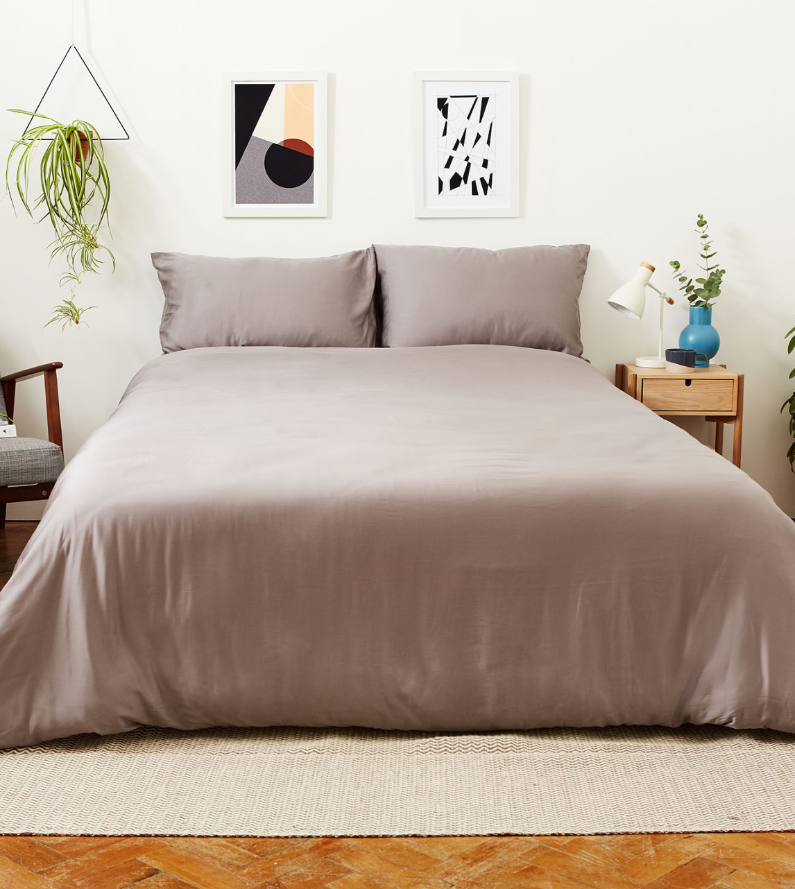 Mela Eucalyptus King Bedding Set Comfort Swoon Mela Eucalyptus King Bedding Set, Silk King Size Bedding Sets