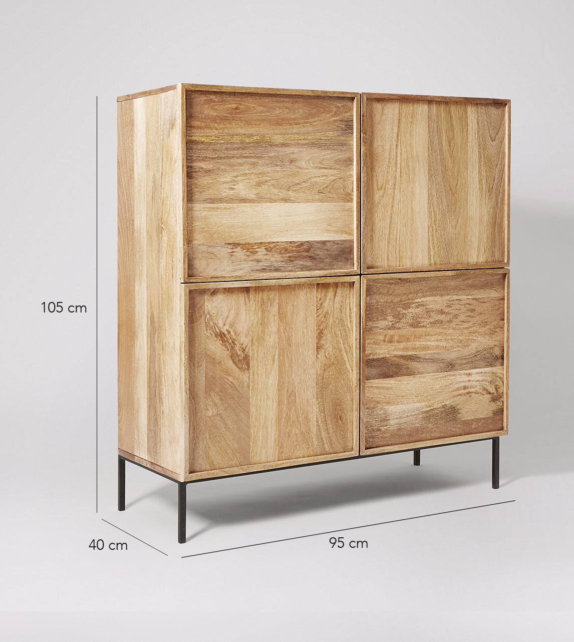 Melvyn in Mango Wood And Black Swoon