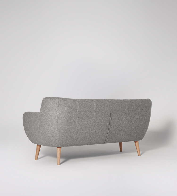 Mimi Three Seater in Granite Grey Swoon