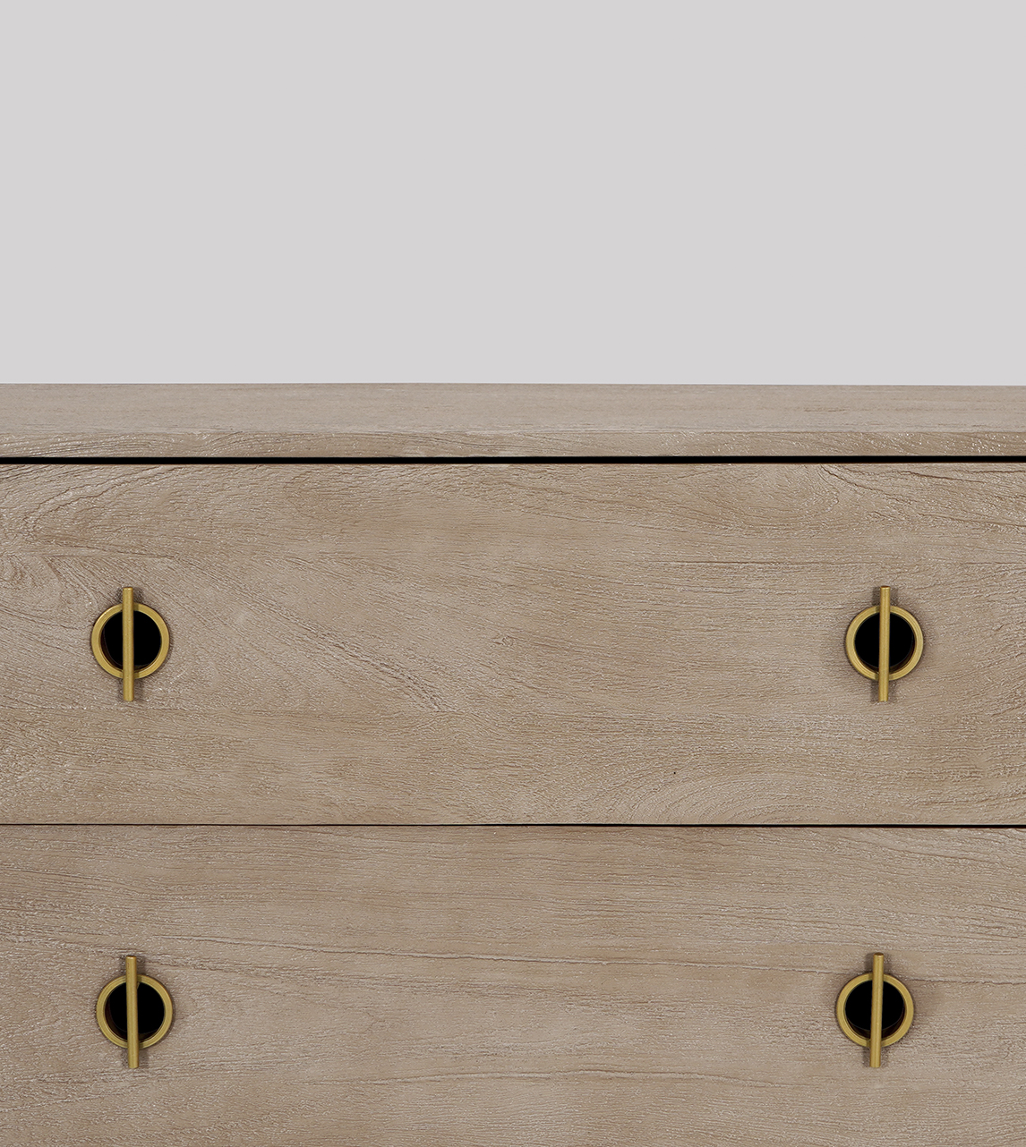 Morse Scandi Three-drawer Chest of Drawers in Sandblasted Grey Mango ...