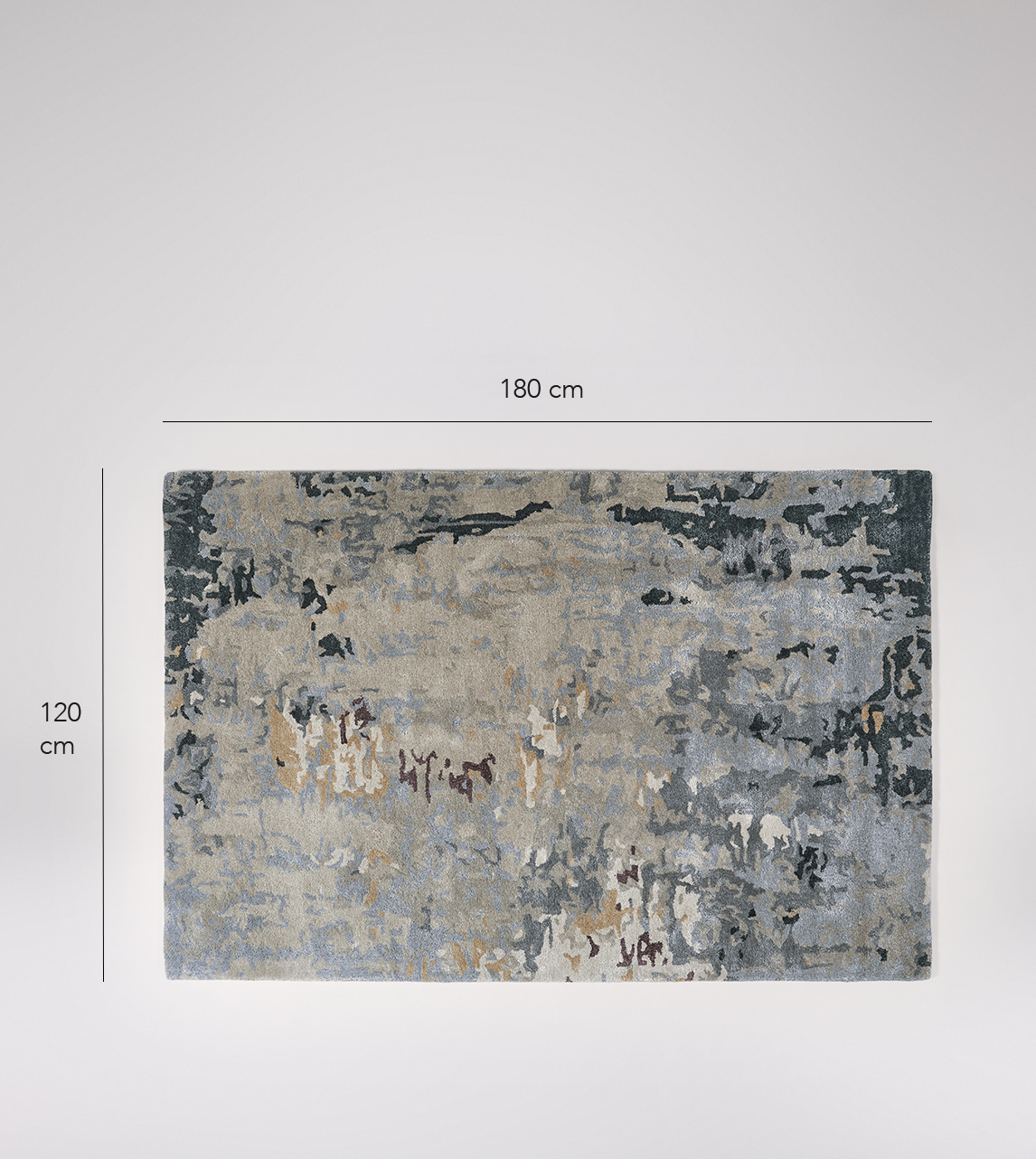 Nirvana Rug, Contemporary Style in Grey Swoon