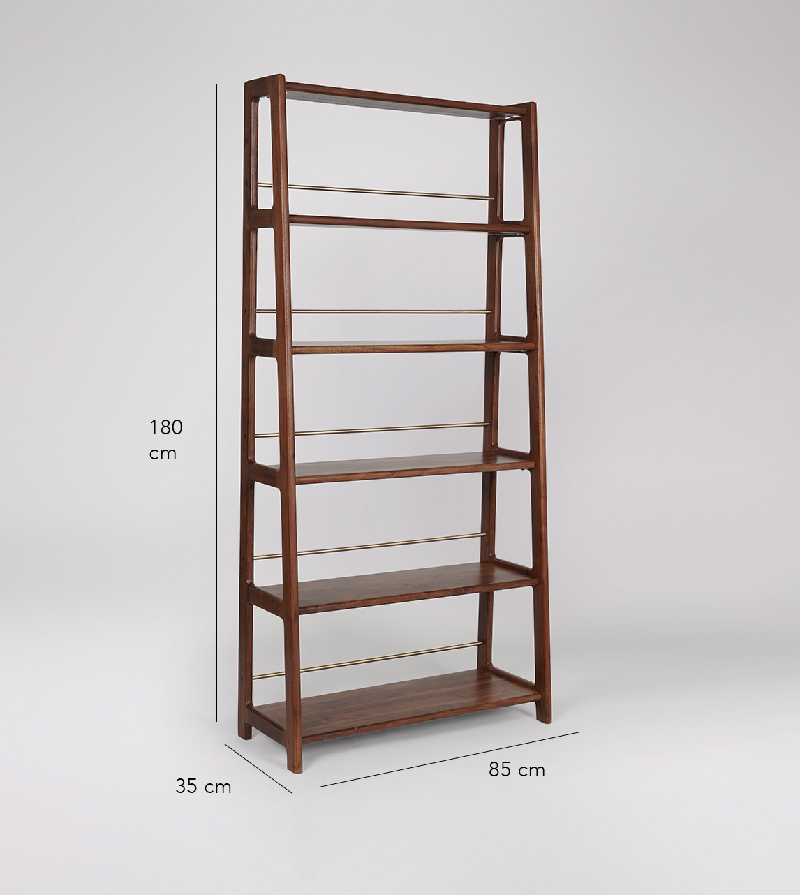 お気にいる Unit Shelving Wide Century Mid Noah in Acacia Brown Dark テーブル・チェア・ハンモック