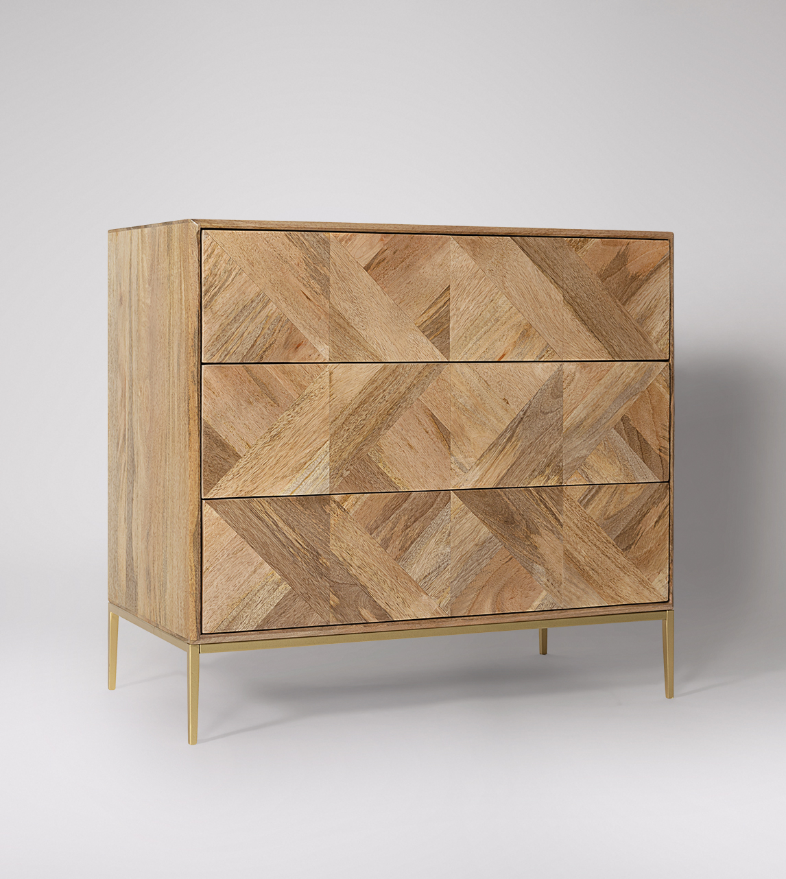 Parquet chest outlet of drawers