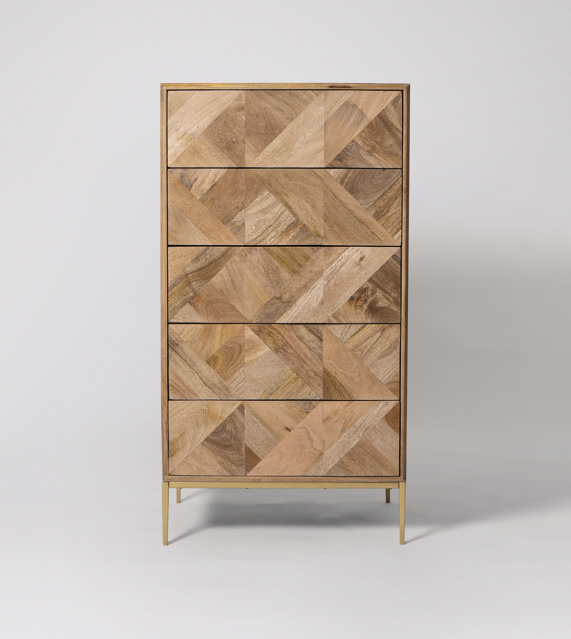 Parquet chest of outlet drawers