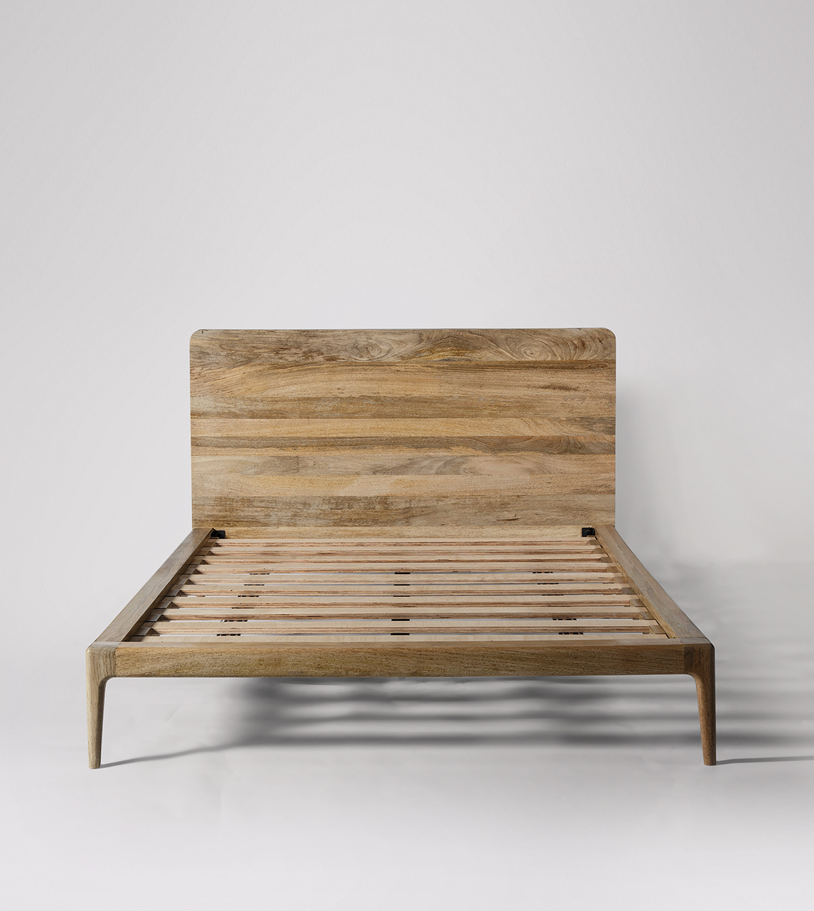 Mango wood store bed frame