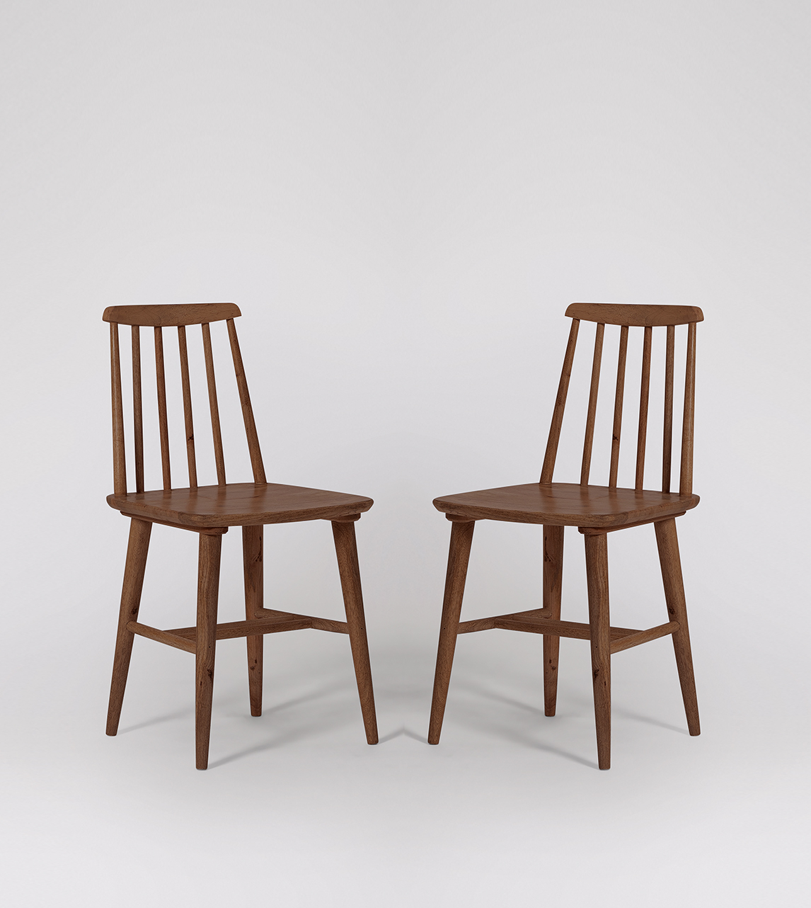 Acacia shop dining chairs