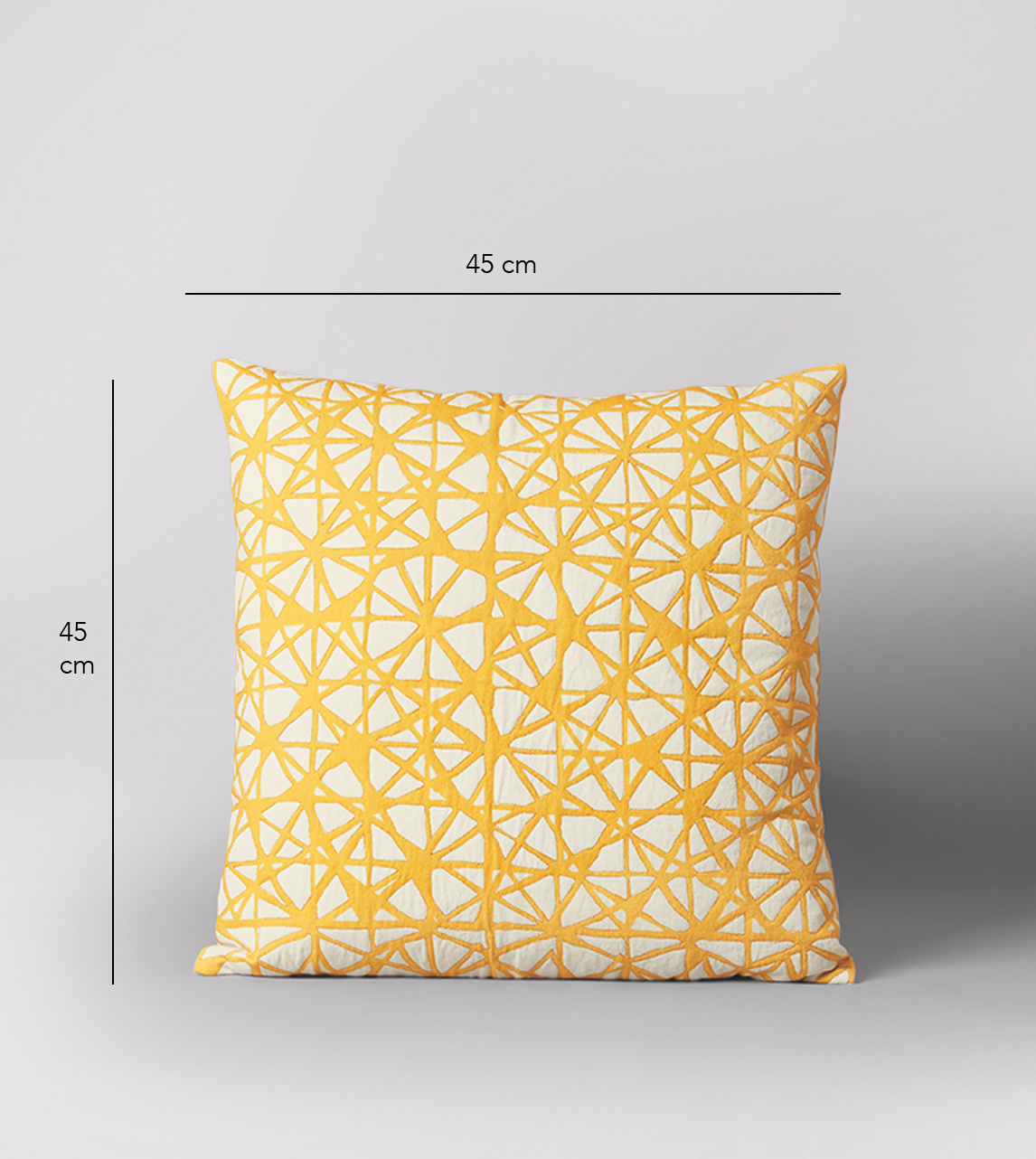 small yellow cushion