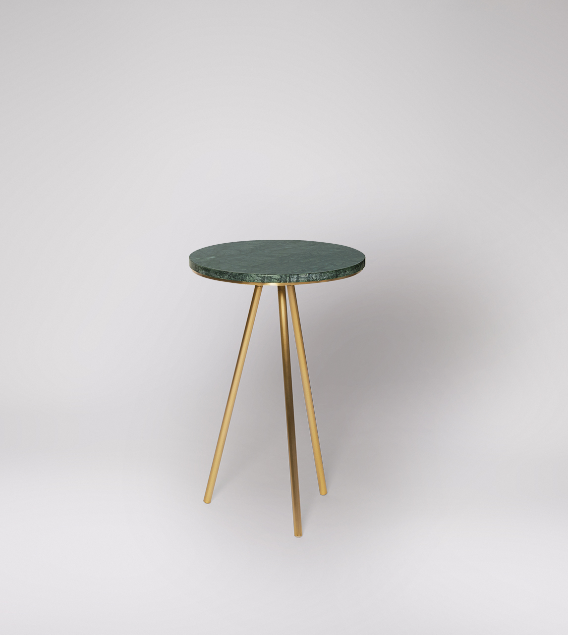 Marble and store brass side table