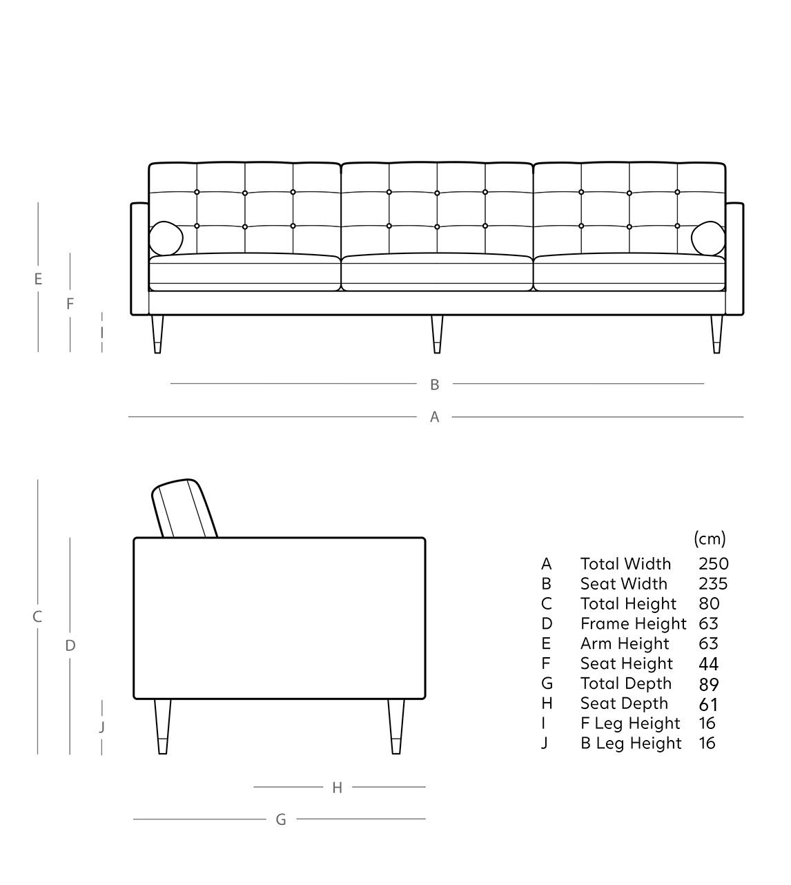 Porto Fourseater Sofa Swoon