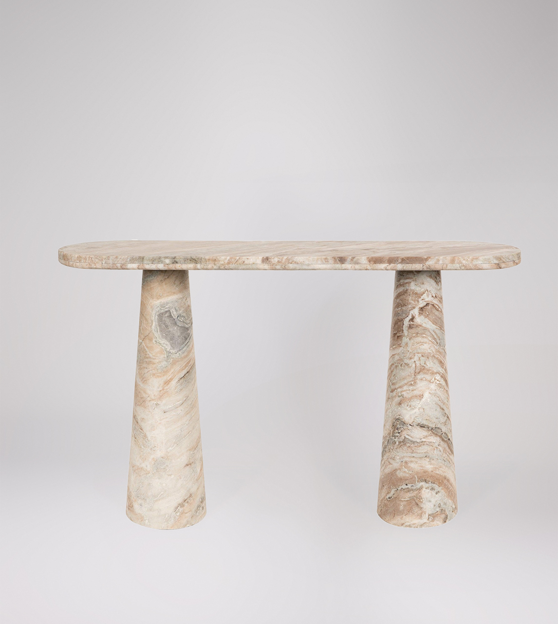 Table Hum Hump Maximalist Console Table in Marble | Swoon