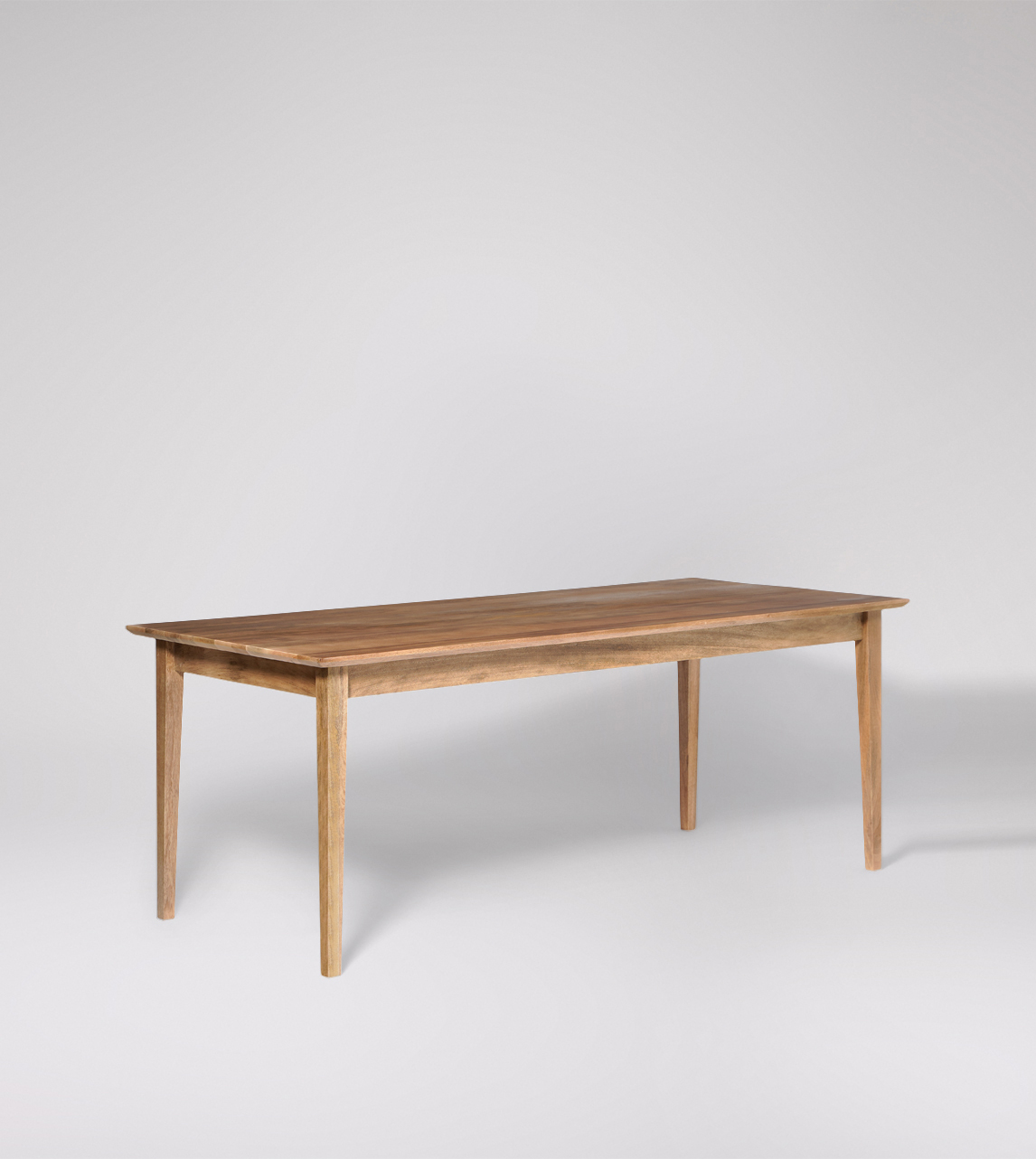 Newham Traditional Dining Table In Light Brown Mango Wood | Swoon