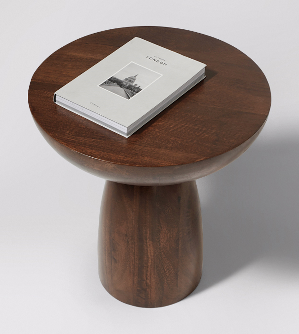 Cole Side Table In Dark Brown Acacia Wood | Swoon