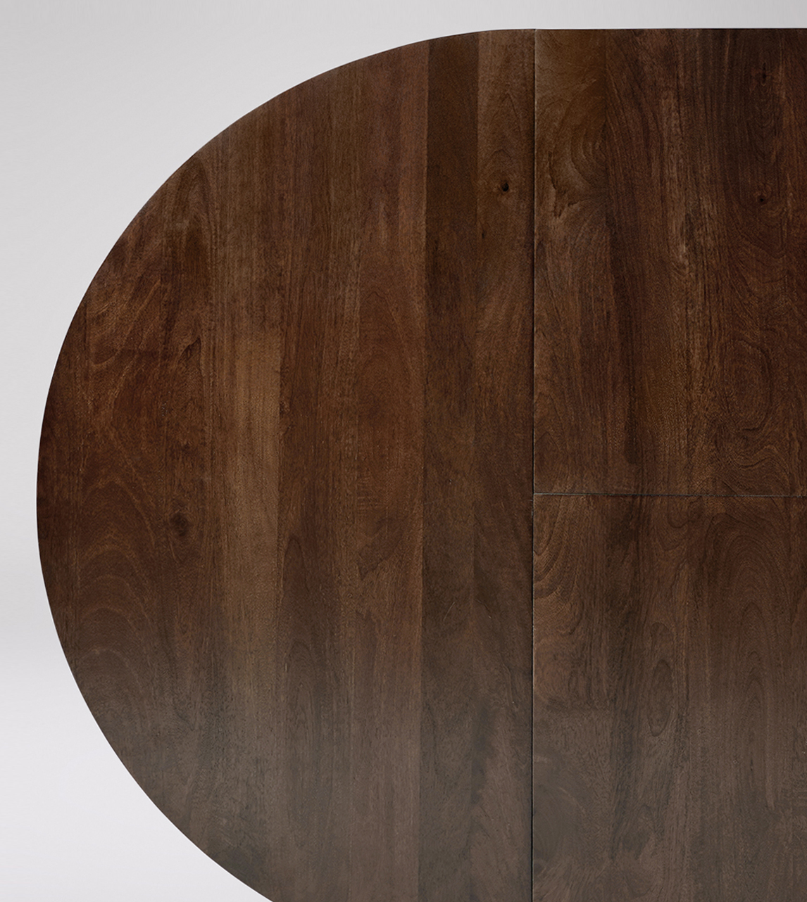 Flen Mid Century Dining Table In Mid Brown Mango Wood | Swoon