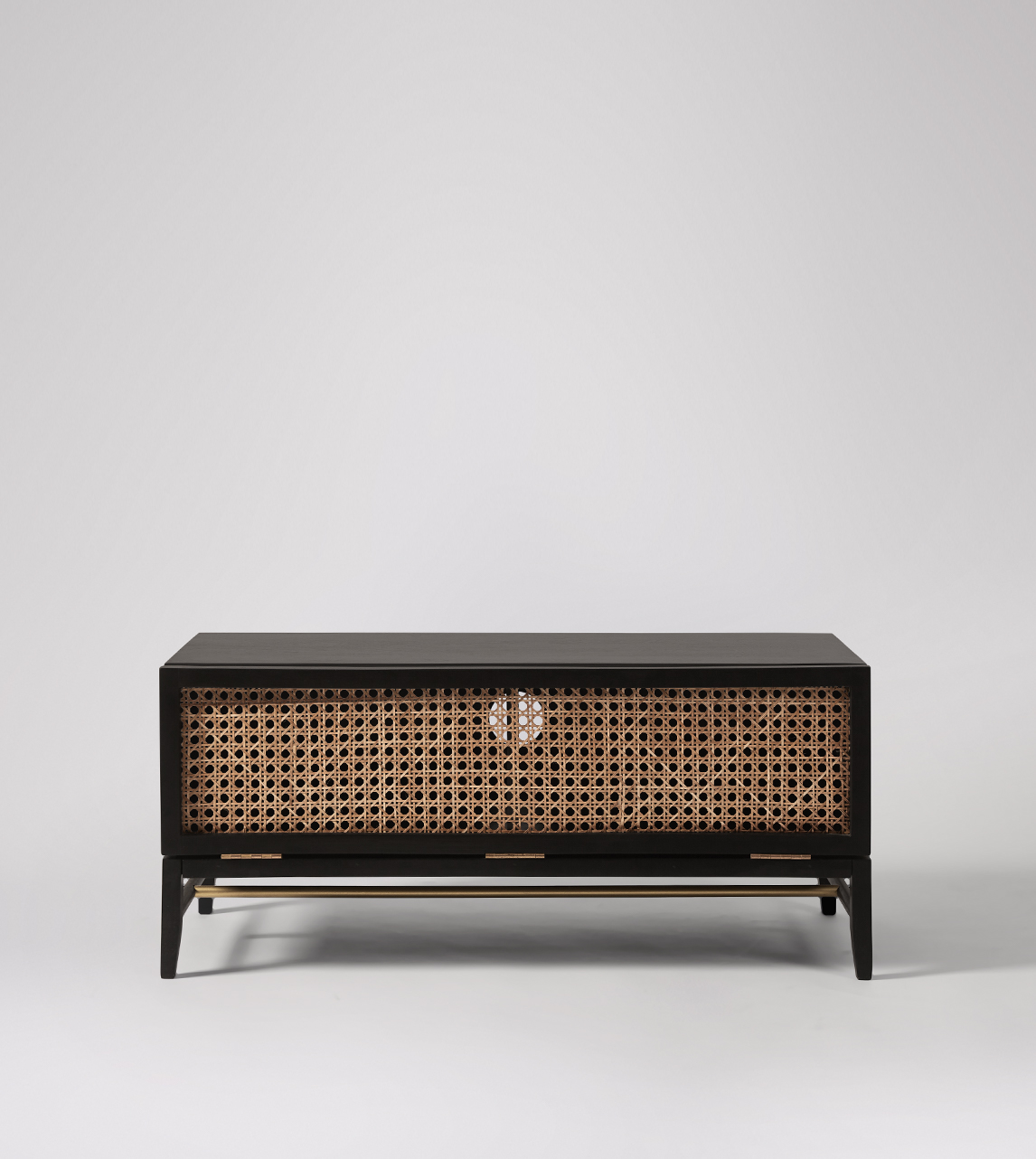 Small rattan 2024 tv unit