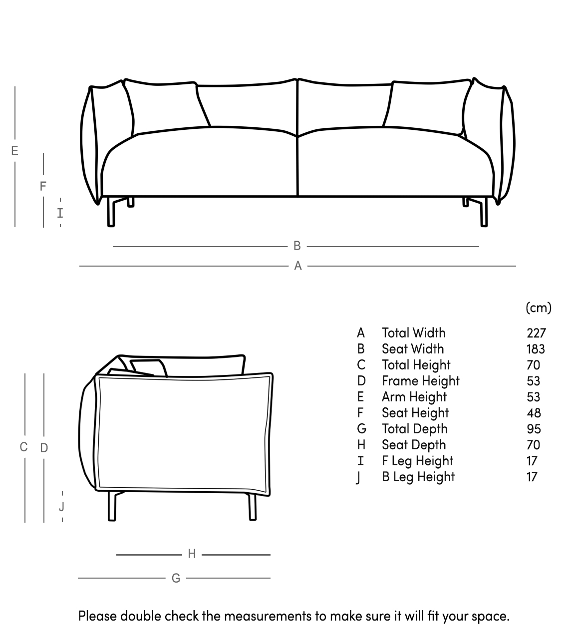 Rico Three-seater Sofa | Swoon