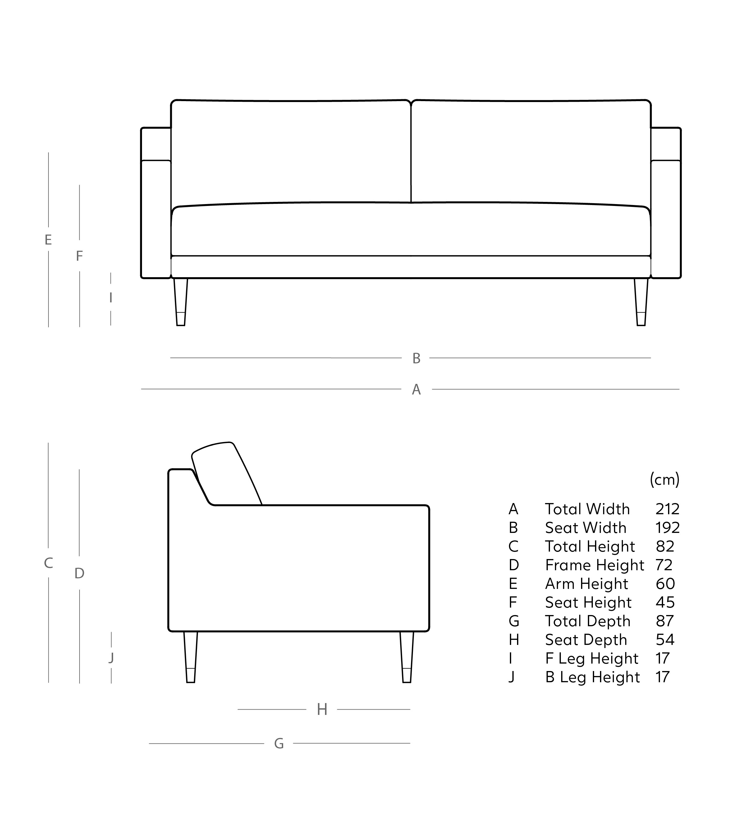 Rieti Three-seater Sofa | Swoon