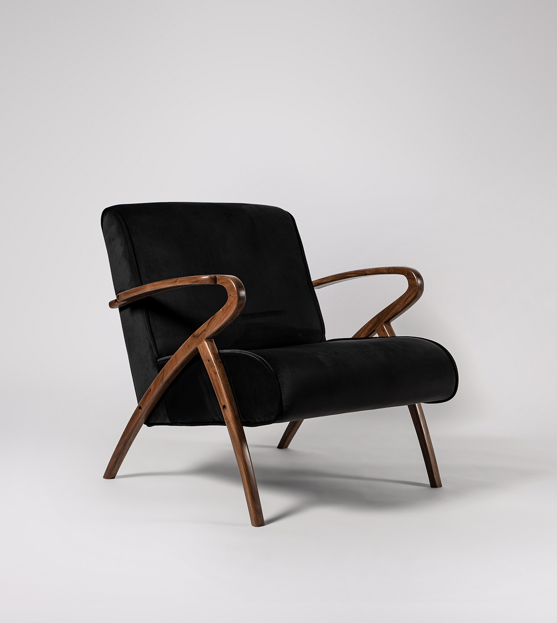 charcoal armchair